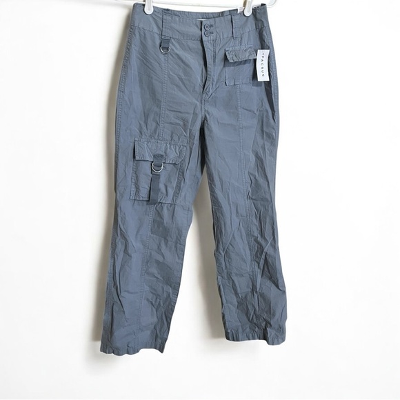 Pacsun NWT Christina Blue Cargo Flare Grunge Pants Size 28 - Picture 3 of 5